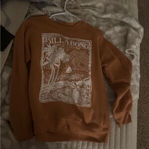 billabong graphic crewneck